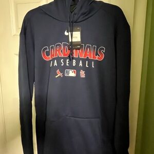 Nike Navy Cardinals Baseball Hoodie